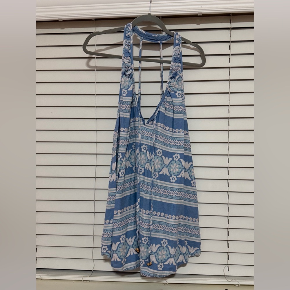 Free People fisher v-neck sleeveless mini dress